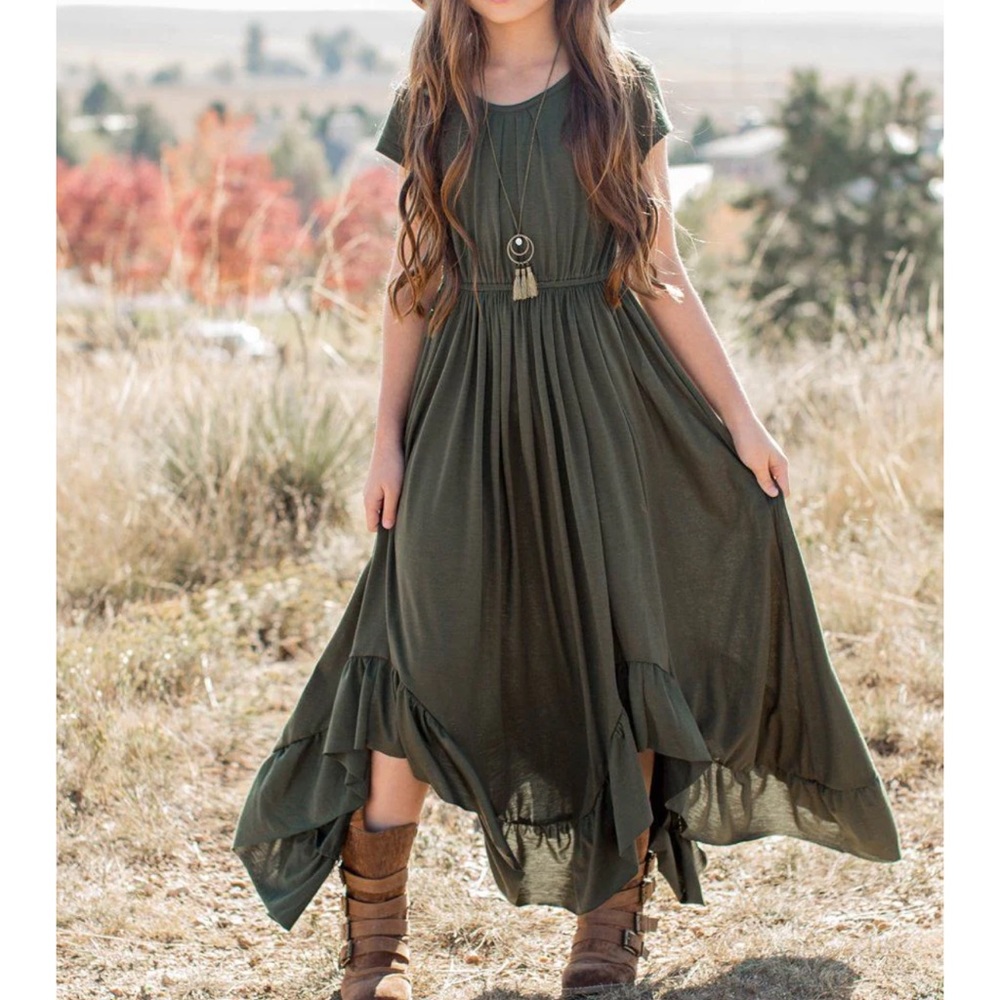 Girls Boho Maxi Dress